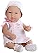 Price comparison product image Arias 42 cm Elegance Real Baby Swarovski Elements Doll (Pink/White)