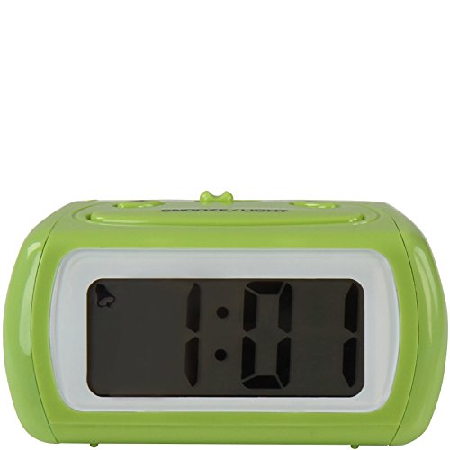 Jago Digitalwecker Reisewecker Wecker für den Nachttisch mit anschwellendem Alarmton, Displaybeleuchtung auf Tastendruck Snooze mit Farbwahl - 3