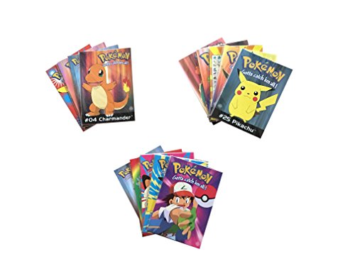 Pokemon Einladungskarten (Postkarten) (Sammelkarten) verschiedenen Motive 20er Set jeweils 4 einzeln verpackt Din A6 - 4