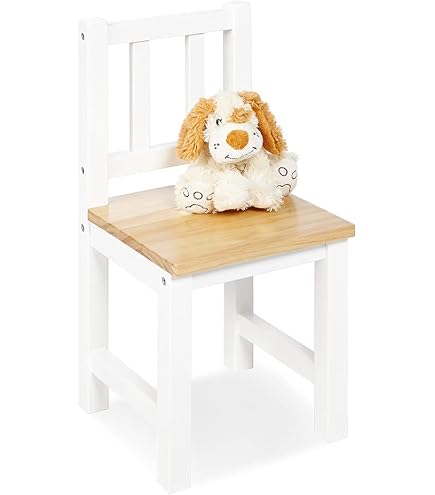 Lot De 4 Chaises Enfant Blanches Avec Accoudoirs - Hauteur Réglable 48.5-61.5cm, Bois Robuste Pour Chambre Et Salle De Jeux