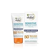 crema proteccion solar cara isdin Aplica Facial Sensitive Advanced en rostro y escote justo antes de la exposición solar y reaplica con frecuencia sobre todo después del baño, transpirar o secarte con una toalla