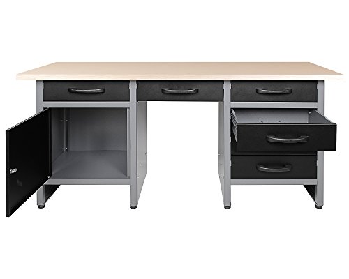 Werkbank Werktisch Montagewerkbank Werkstatttisch Schubladenschrank Werkstatt - 2