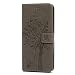 Produktbild Moto G7 Power Handyhülle Handytasche Baum Muster Moto G7 Power Hülle Case PU Leder Tasche Flipcase Cover Schutzhülle Ständer Geldklammern Magnet Klapphülle Schale Bumper hardcover grau