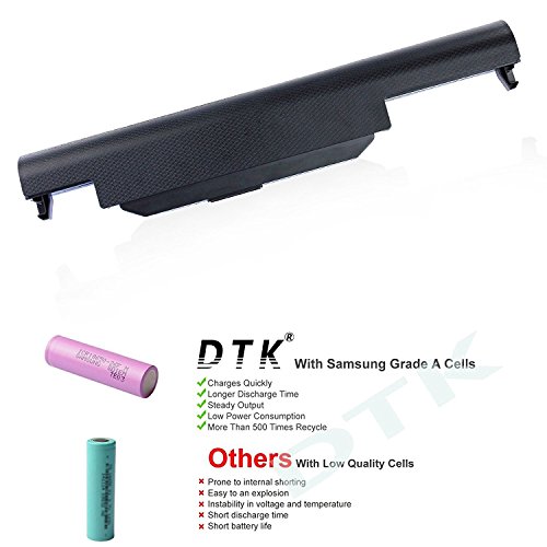 Dtk® Ultra Hochleistung Notebook Laptop Batterie Li-ion Akku für Asus R500V A45 A55 A75 K45 K55 K75 R400 R500 R700 U57 X45 X55 X75 Series – fits P/N A32-K55 / A33-K55 / A41-K55 / A42-K55 [6-Cell 4400mAh/58Wh] Notebook Battery - 3
