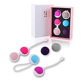 Kegel Balls définit les balles Ben Wa pour débutants et avancés - geisha balls Recommandé par les médecins pour les femmes Contrôle de la vessie et exercice du plancher pelvien Ballons Massge