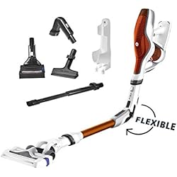 Rowenta, Aspirateur Balai Multifonction, Sans Fil, Tube Flexible, Puissance d'Aspiration 100 AW, Autonomie 35 min, Accessoire Poils d'Animaux Air Force Flex 560 Animal RH9474WO