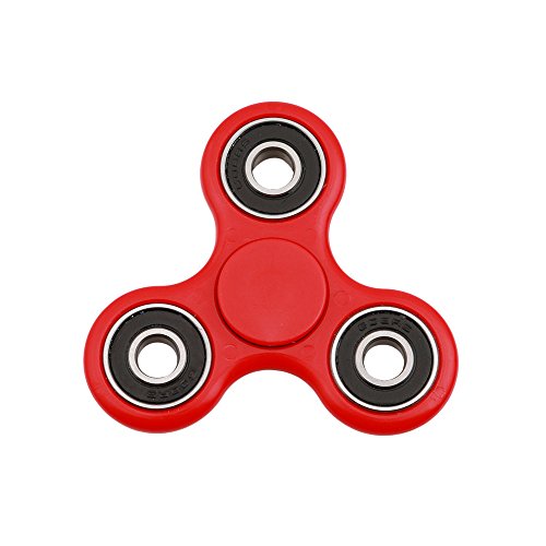 Mindtech Hand Spinner Toy - Stress Reducer High Speed Bearing - Perfect For Fun, Fidgeting, Stress (red) Mindtech Hand Spinner Toy - Stress Reducer High Speed Bearing - Perfect For Fun, Fidgeting, Stress (red)
