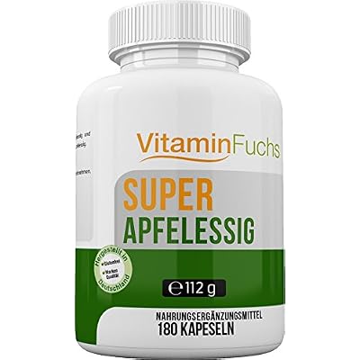 Apfelessig Kapseln hochdosiert. 3 Monatspackung Apple cider vinegar. Ideal bei der Stoffwechsel Kur. Super Apfelessig…