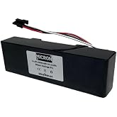 Micron Mi Mop Pro Stytj02ym / V2 Pro/V3 Compatible 14.4v 3200 Mah Robot Vacuum Cleaner Battery Battery Battery Packed with Black Plastic Box