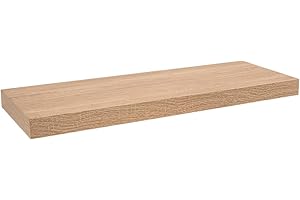 Velano - Bücherregal Wand - Wandregal 59.5x23.5 cm - Regal Wand - Schweberegal - Hängeregal - Regalbrett - Sonoma-Eiche - Küchenregal - Bücherregal Kinder - Deko Wohnzimmer - Gewürzregal Wand