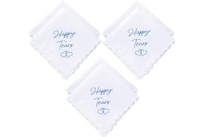 W&F GIFT Mother Of The Bride Gifts Something Blue For Bride On Wedding Day Handkerchief