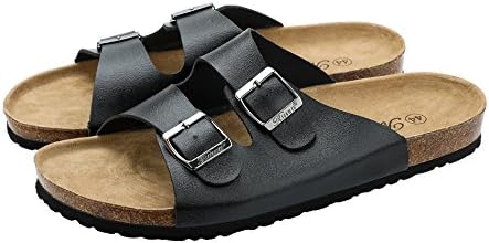 Lecoon Women&amp;Men's Sandals Slides Beach Flip Flops Summer Shoes Adjustable Straps Stylish Light Weight