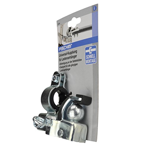 FISCHER Universalkupplung für Lastenanhänger, Silber - 2