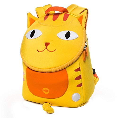 Preisvergleich Produktbild Cocomilo Kinder-Rucksack für Jungen und Mädchen, Kleinkinder, Schultasche, Kinder, Tier-Rucksäcke mit Sicherheitszügeln, Brustgeschirr für Kinder von 2-5 Jahren, Katze