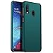 Produktbild Jinghuash Kompatibel mit Samsung Galaxy A20e Hülle Ultra Dünn Matt Handyhülle Hard PC Cover Hardcase Anti-Kratzer Anti-Fingerabdruck Stoßfest Case Cover Hart-PC Schutzhülle-Matt,dunkelgrün