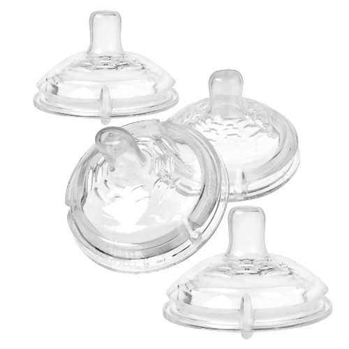 Vital Baby Nurture Breast-Like Anti-Colic Teats (Medium Flow, Pack of 4)