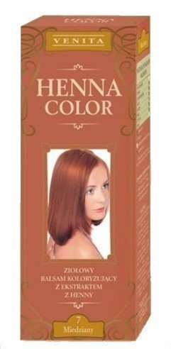 Henna Color 7 Copper Hair Balm Hair Color Ecological Effect Of Natural Hair Dye Henna Eco
