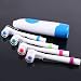 MAIKE MALL Power Toothbrush Electric Toothbrushes Waterproof Revolving Multidirection Toothbrushes with 4 Replacement Heads for Children