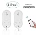 Price comparison product image Wi-Fi Smart Plug,EletecPro Works with Alexa Wireless WiFi No Hub Required,Power Socket Outlet Control Your Devices from Anywhere (UK Plug) Two Packs