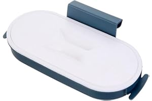 Eyccier Porte-ordures Sac Poubelle Sac de Support de Support de Support de Support de Poubelle pour la Porte de la Cuisine Bleu foncé