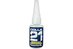 DGF GROUP SRL Colla 21 20 gr Cianoacrilato universale professionale istantaneo La colla che mancava! 1 pezzo
