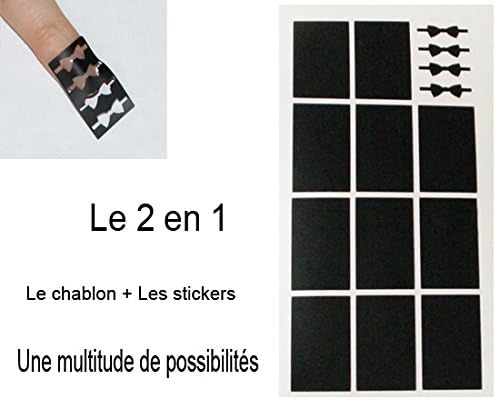12 Stencils Adhesive Vinyl Chablon + 48 No. 1 Black Bows Nail Art UV Gel Manicure Nails Pose Resin