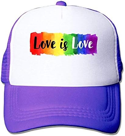 uykjuykj Baseball Cap Adult Unisex Cap Love is Love Sun Cap Dad Caps Baseball Caps Comfortable Trucker Cap Sport for Men Women