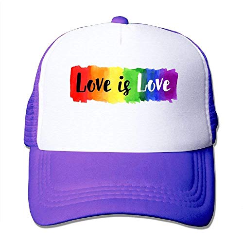 uykjuykj Baseball Cap Adult Unisex Cap Love is Love Sun Cap Dad Caps Baseball Caps Comfortable Trucker Cap Sport for Men Women