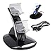 Produktbild Heliomax USB Docking station dock andocken ladestation ladegerät blaues licht 2 Controller für Sony Playstation 4 PS 4 PS4