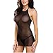 Produktbild SSScok Damen Dessous Set Frauen Sexy Lace Unterwäsche Teddy Features bodysuit dessous