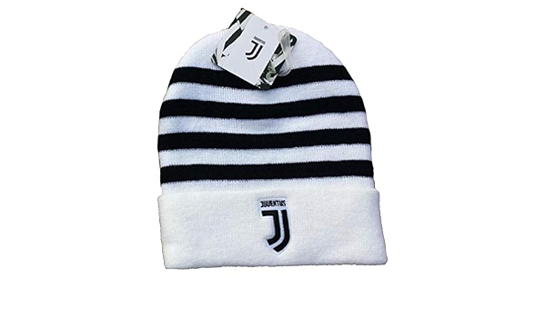 Cuffia Juventus Juve Ufficiale bianconera in Acrilico Berretto Cappello  CUFJZEBI : Sport e tempo libero