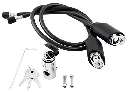 KuatRacks Transfer - Cable Lock Kit with Locking Hitch Pin - Black