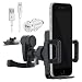 Produktbild NessKa® Handy Halter für Auto Lüftung Halterung mit Ladefunktion/Ladegerät USB Ladekabel + KFZ Adapter für Apple iPhone X XR XS Max 8/7/6S/6/Plus/SE/5S/5C/5 Handyhalter Autohalterung Autohalter