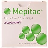 Mepitac Soft Silicone Waterproof Tape 2cm x 3m/ 0.8 x 3.3yd