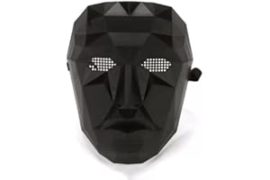 SereneSage Korean Traditional Game Guard Mask, Novelty Circle Triangle Square Boss Front Frontman Masks, Soldier- Guardian, Player, Costume, Carnival, Theme Party Face Mask