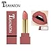 Produktbild 12 Farben Neue Mode nude Lippenstift matt, Huihong TEAYASON Wasserdicht Pigment Braun nude Lippenstift Lang Anhaltende Make up Lipgloss (#03)