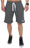  Finchman 96G2 Herren Cotton Sweat Short Kurze Hose Bermuda Dunkelgrau XL