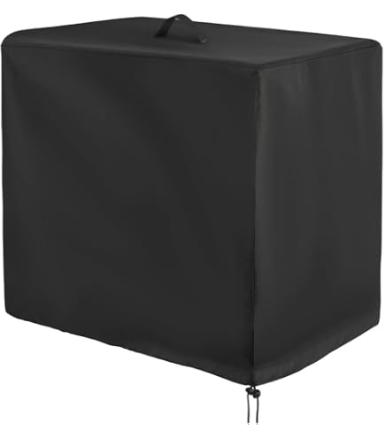 Housse De Pompe à Chaleur De Piscine - Tissu Oxford Imperméable 210D - Dimensions 101x86x78 Cm - Protection Extérieure