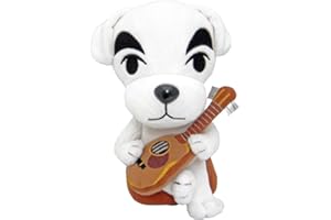SANEI San Ei - Animal Crossing - Peluche K K Slider - con licencia Nintendo - 19 cm