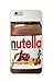 Price comparison product image CH Brown White Nutella Ferrero iPhone 6 Case Chocolate Cocoa Spread 6S Cover Sandwitch Butter Fun Jar Design Humor Red Green Yellow, TPU