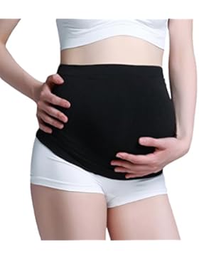 Gratlin Damen Umstands Bauchband - nahtlos Stoff,Bauchstütze Umstandsgürtel