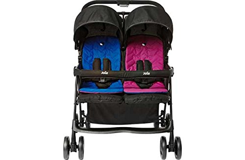 Joie Aire Twin Pushchair - Blue and Pink.