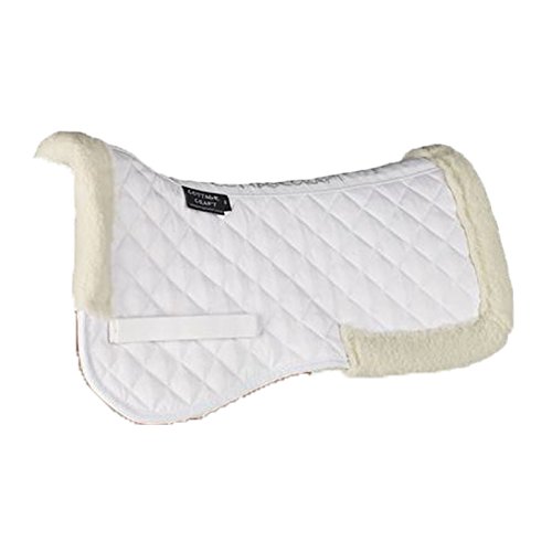 Cottage-Craft-Pony-Horse-Riding-Synthetic-Sheepskin-Fleece-Lined-Numnah-Half-Pad-All-Sizes-Pony-Cob-Full