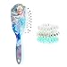 Claire's Girl's Frozen Hair Brush & Hair Elastics in Blue.