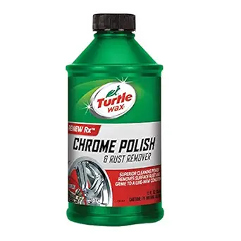 Turtle Wax Liquid Chrome Polish & Rust Remover, 12 Fl Oz
