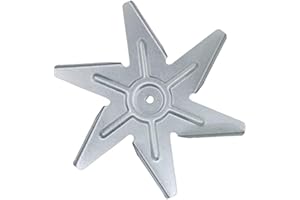 CG94 Ventilateur pour moteur four électrique ventilé – universel – en aluminium avec 6 pales – diamètre Ø150 mm et hauteur de l'aile 20 mm