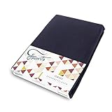 GRÖßE AUSWAHL: Das Spannlaken ist in 4 verschiedenen und Größen und in unterschiedlichen modernen Farben erhältlich. Leichte Farbabweichungen aufgrund unterschiedlicher Bildschirmdarstellungen möglich.