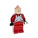 Produktbild 1 x Lego System Figur Star Wars Episode 4/5/6 Rebel Pilot B-wing Torso rot Gesicht hautfarben (Light Flesh) ohne Helm sw032a*