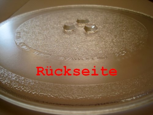 Mikrowelle Drehteller UNI DU = 255 mm / 25.5 cm / Mikrowellenteller / Glasteller für Mikrowelle / Ersatzteller / Ersatz-Drehteller - 2