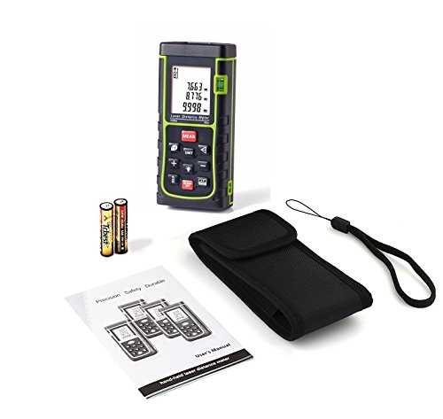 Laser Entfernungsmesser KingTop Digital Laser Messgerät für Distanz, Flächen, Volumen, Messbereich 0,05~40m - 8